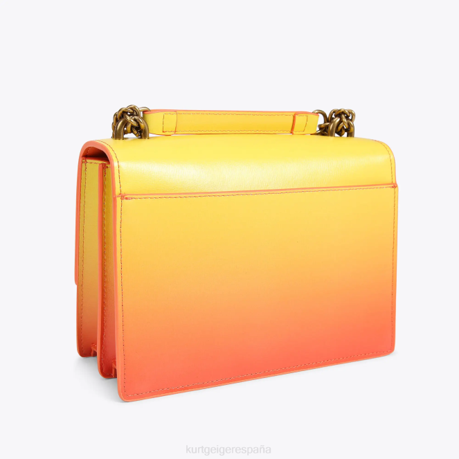 Kurt Geiger mujer bandolera londres shoreditch 2LPR119 | bolsas amarillo